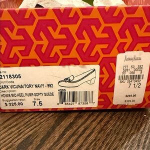 Tory Burch Light Brown Suede Mid Heels